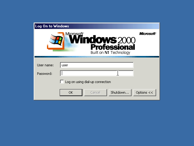 Windows 2000 Server with SP4 (English)